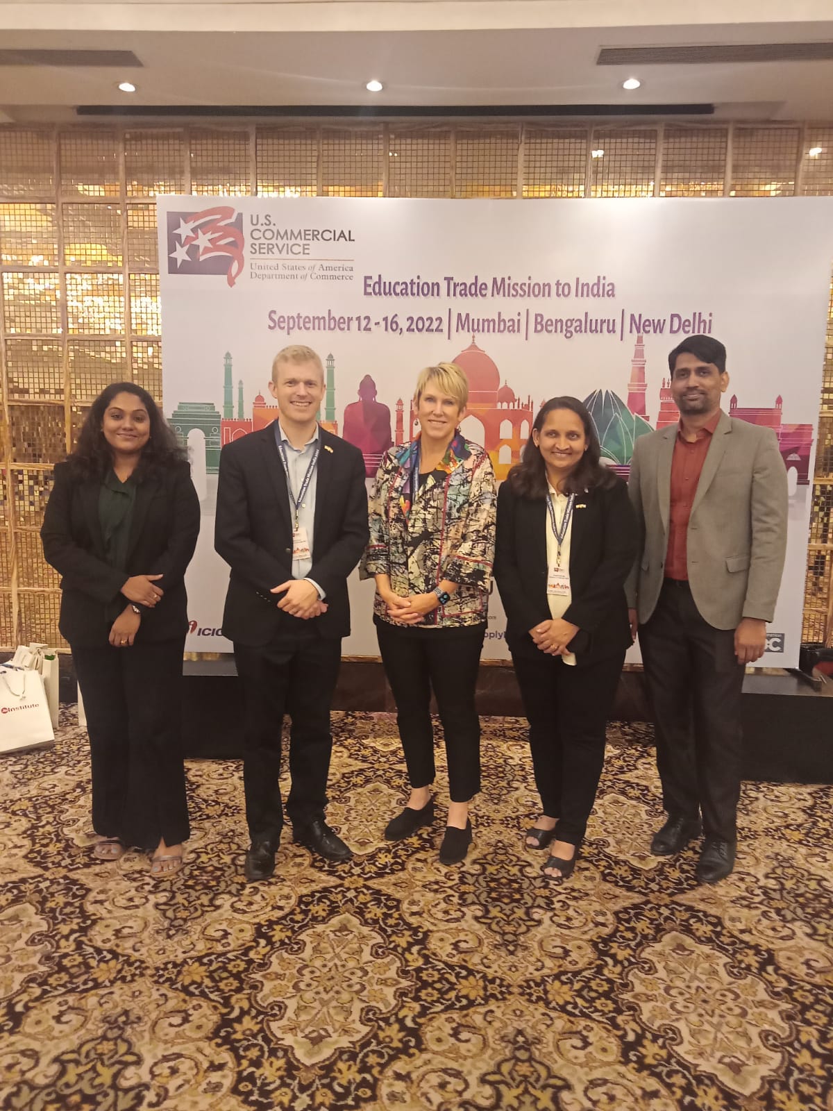 Ms. Shary Pillai and Mr. Vatsal Patel Represented Parul University in Education Trade Mission 2022